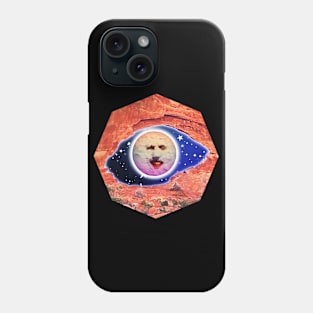 The Moon over Arches Phone Case