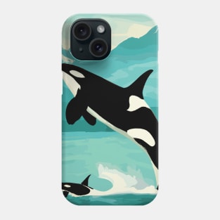 Whale Family Phone Case