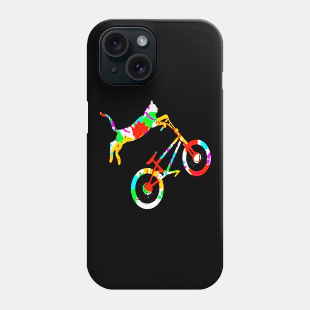 Cat Bike Phone Case by dgimstudio44