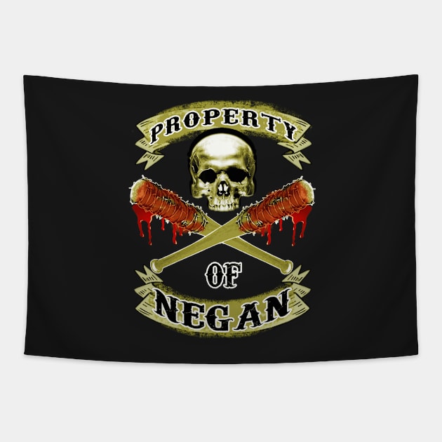 Property of Negan Tapestry by sevencrow