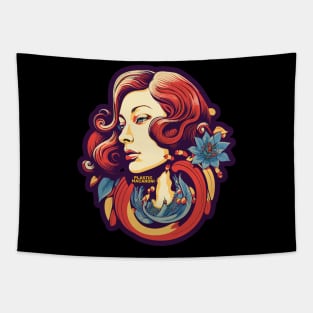 Plastic Macaroni Boho Trippy Hippy Dream Noodle Tapestry