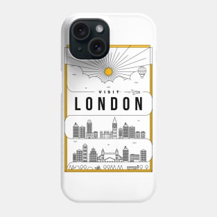 London Minimal Lineal Poster Phone Case