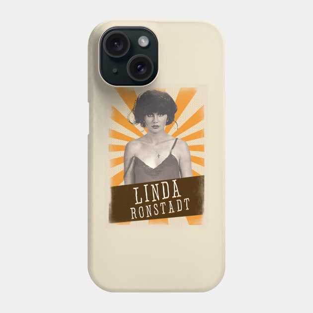 Vintage Aesthetic Linda Ronstadt 80s Phone Case by SkulRose