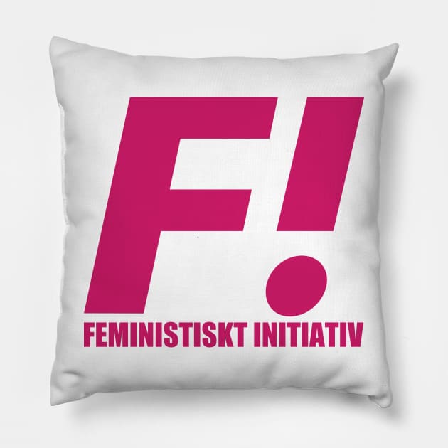 Feministiskt initiativ Pillow by truthtopower