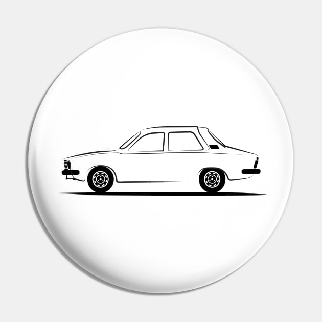 Renault 12 Renault R12 Black Pin by PauHanaDesign