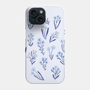 Tiny flowers - Periwinkle Phone Case