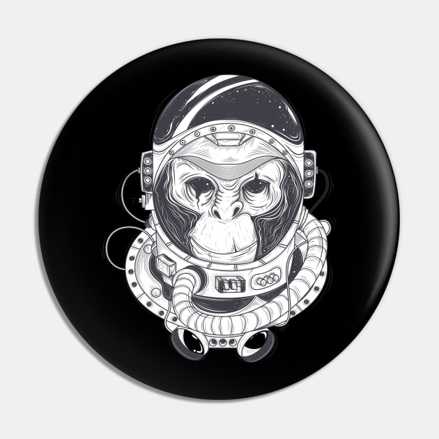 monkey astronaut space suit Pin by This is store