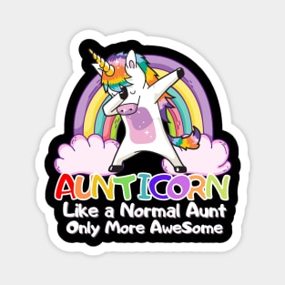 Aunticorn Like a Normal Aunt But More Awesome Magnet