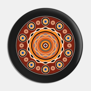 Awesome Aboriginal Dot Art Pin