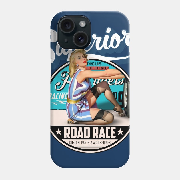 Retro Design v16 Phone Case by Trazzo