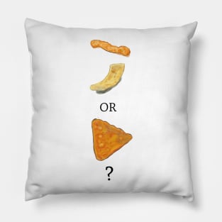 Cheeto, Frito or Dorito? Pillow