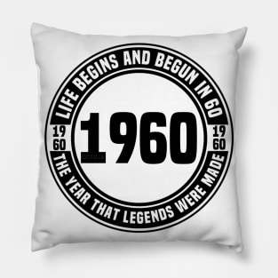 Born In 1960 Pillow