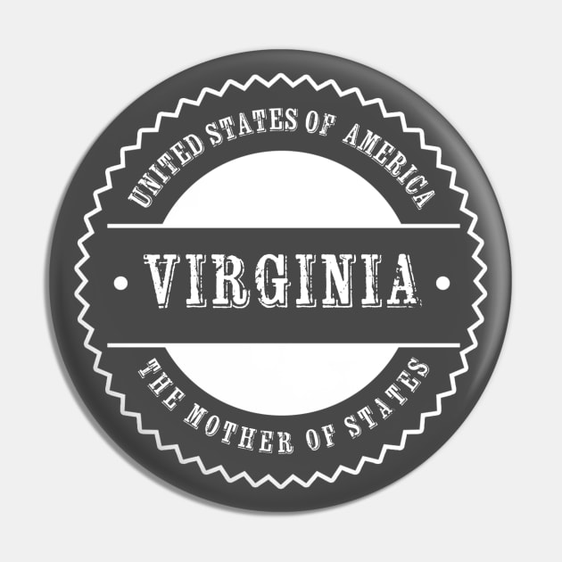 Virginia State Pin by Athenum