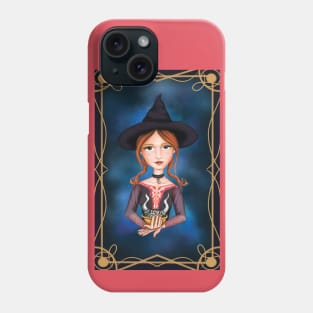 Ginger  hair capricorn witch Phone Case