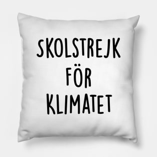 School Strike for the Climate Pillow