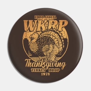 VINTAGE THANKS GIVING 1978 - FIRST ANUAL WKRP Pin