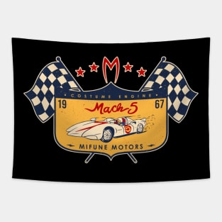 Mach 5 Mifune Motors Tapestry