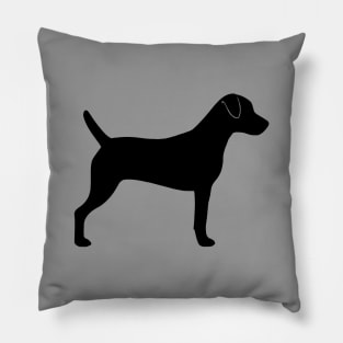 Parson Russell Terrier Silhouette Pillow