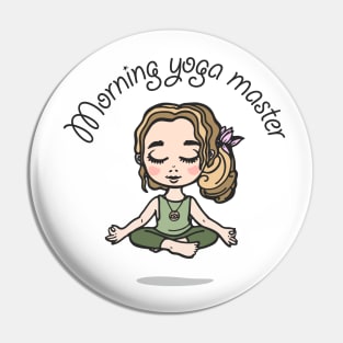 Yoga Master Cute T-Shirt Pin