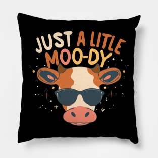 Just a little moo-dy Pillow