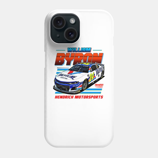 William Byron 24 Phone Case by stevenmsparks