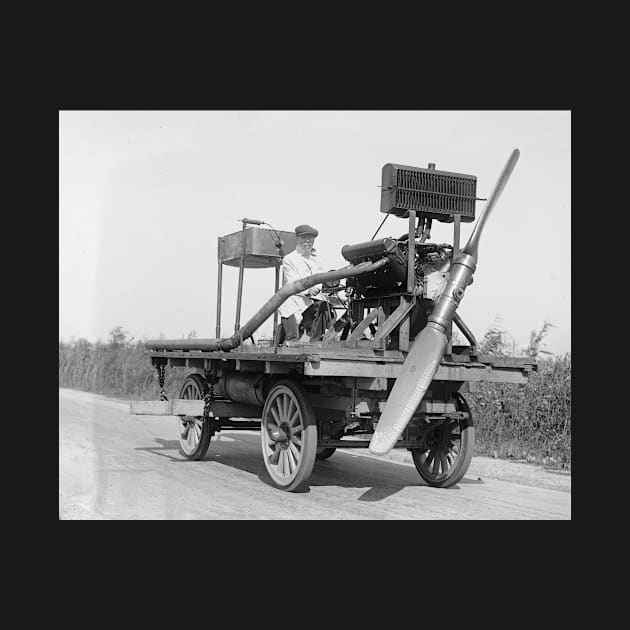 Bizarre Propeller Vehicle, 1922. Vintage Photo by historyphoto