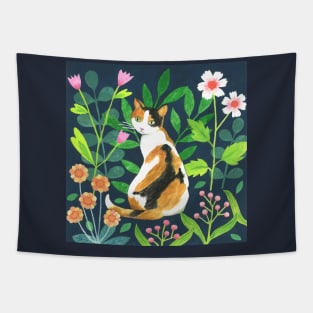 Calico Cat Tapestry