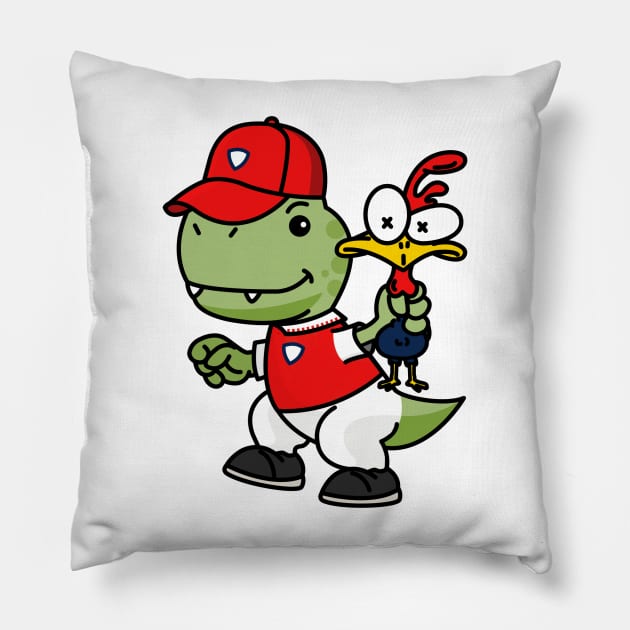 Gunnersaurus NLD Pillow by scotmccormack