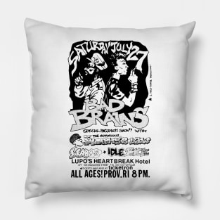 Bad Brains / Murphy's Law Punk Flyer Pillow