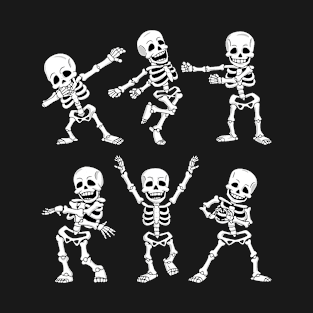 Funny Skeletons Halloween Costume For Boys Girls Kids T-Shirt