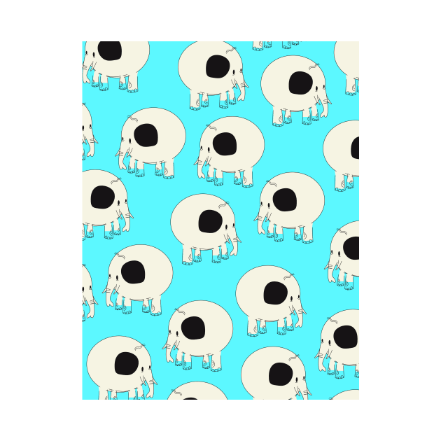 Cute elephant pattern by nickemporium1