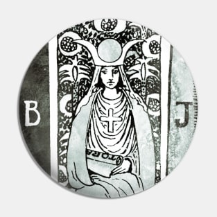 The High Priestess - Major Arcana Tarot Card Pin