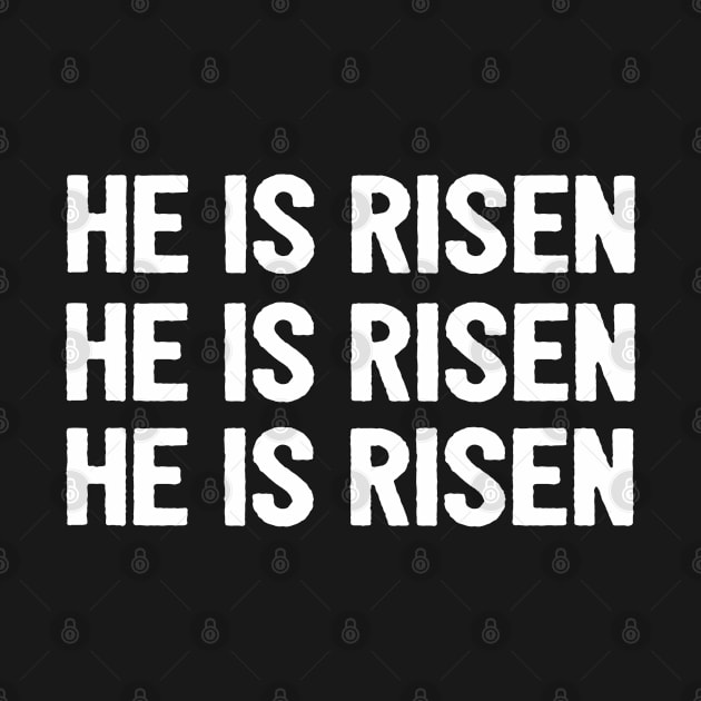 He Is Risen Cool Inspirational Easter Christian by Happy - Design