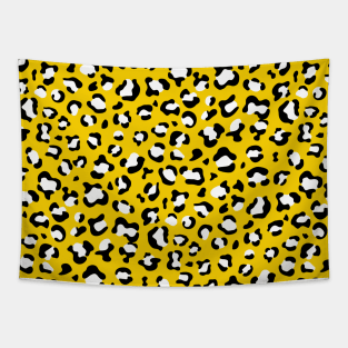 Leopard Print, Leopard Spots, Yellow Leopard Tapestry