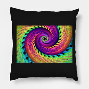 Rainbow swirl Pillow