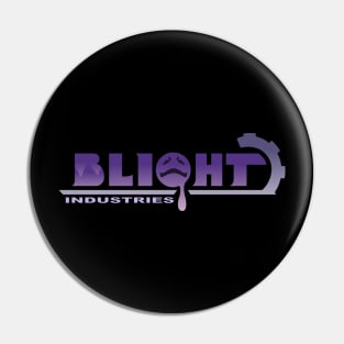 Blight Industries Text Logo Pin