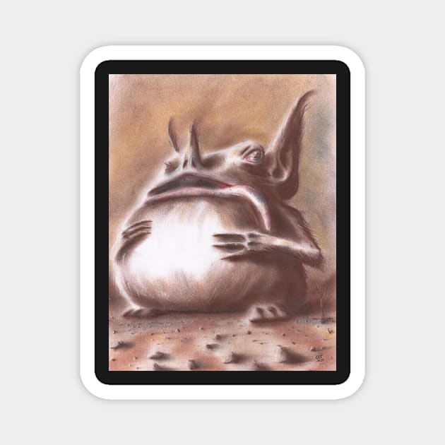 Tsathoggua Magnet by EderArt