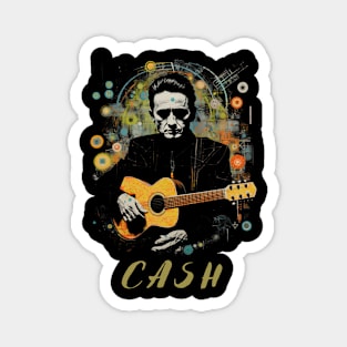 Johnny Cash Outlaw Classic Country Music Fan Magnet