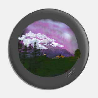 Mountain landscape Pin