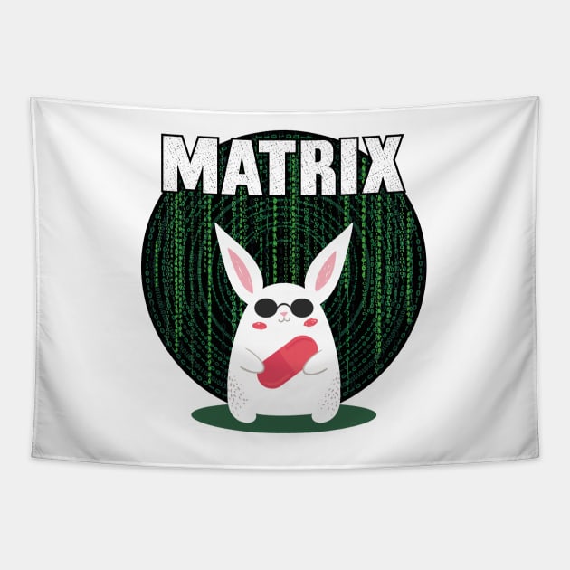 Matrix. Take the red pill Tapestry by FunawayHit