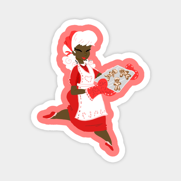 Mrs Claus Ver 2 NO TEXT Magnet by sky665