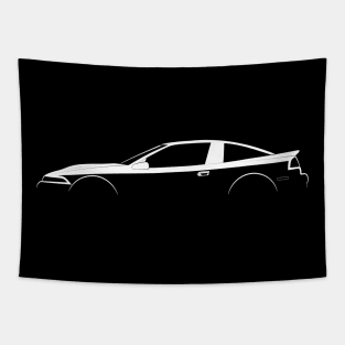 Mitsubishi Eclipse (1990) Silhouette Tapestry