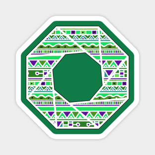 Ethnic Octagon Magnet