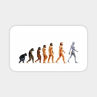 Artificial intelligence evolution illustration (T495/0064) Magnet