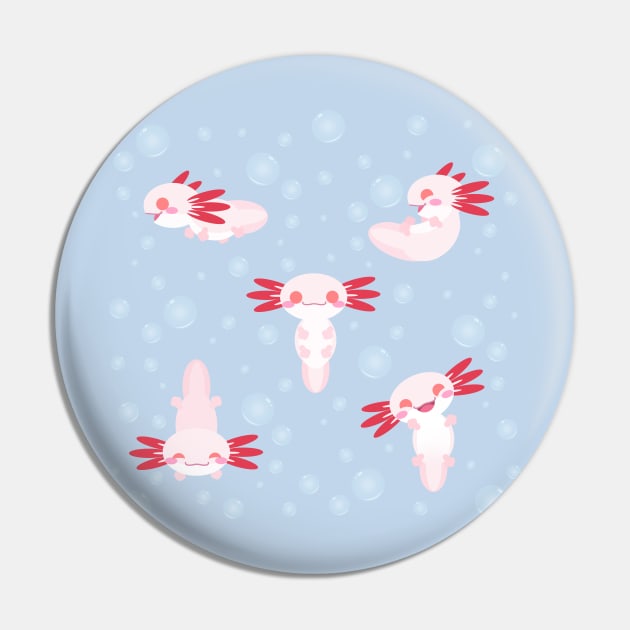 Cute Albino Axolotls Pin by Kirion