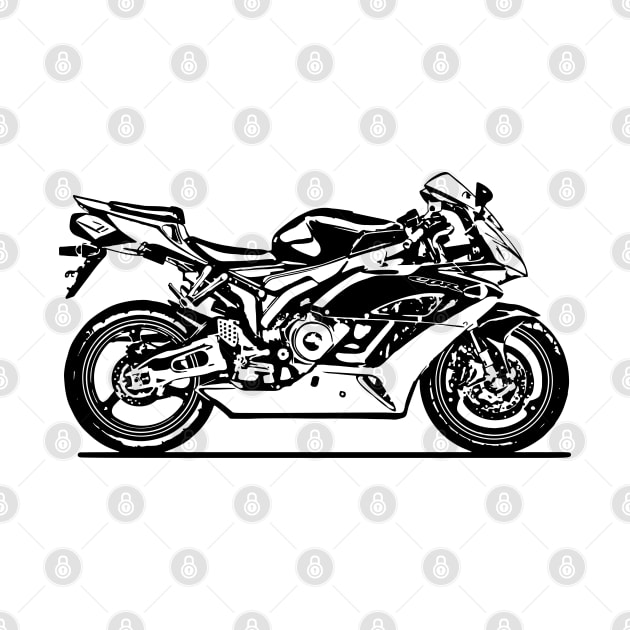 CBR1000RR Sportbike Sketch Art by DemangDesign