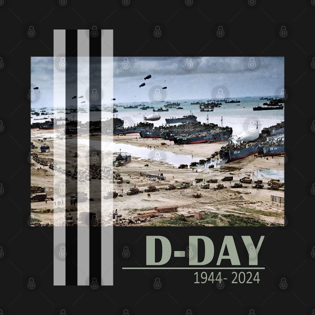 1944 D-Day 2024 80th Anniversary Normandy by Jose Luiz Filho