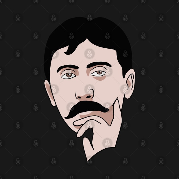 Marcel Proust Portrait by isstgeschichte