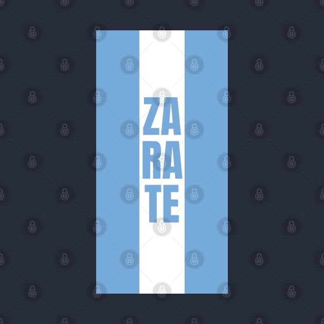 Zarate in Argentine Flag Colors Vertical by aybe7elf