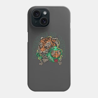 Patience Power Tiger Phone Case